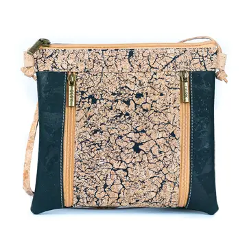 Umhängetasche aus Kork mit einzigartigen Mustern BAGP- 287 | G - #BAGP-287-G
