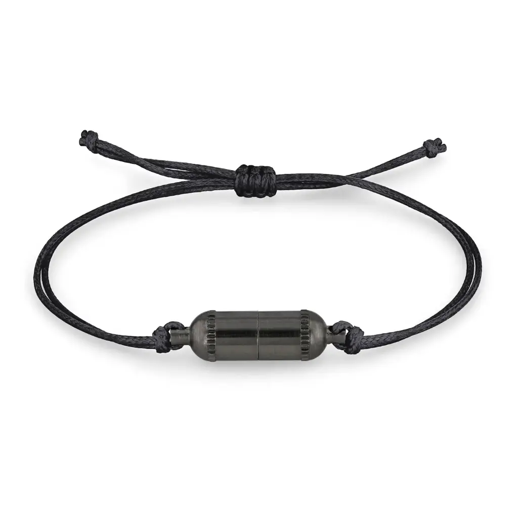 Rotguss-Armband | Schwarz 