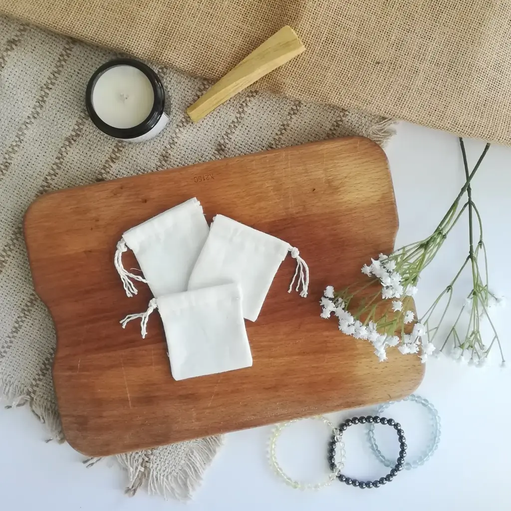 Sachet à thé – réutilisable en coton bio