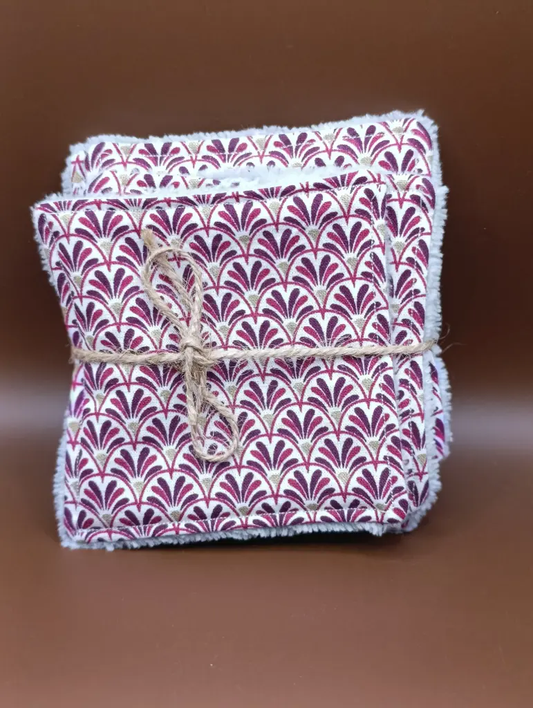 Paquet de 5 lingettes lavables démaquillantes | 2
