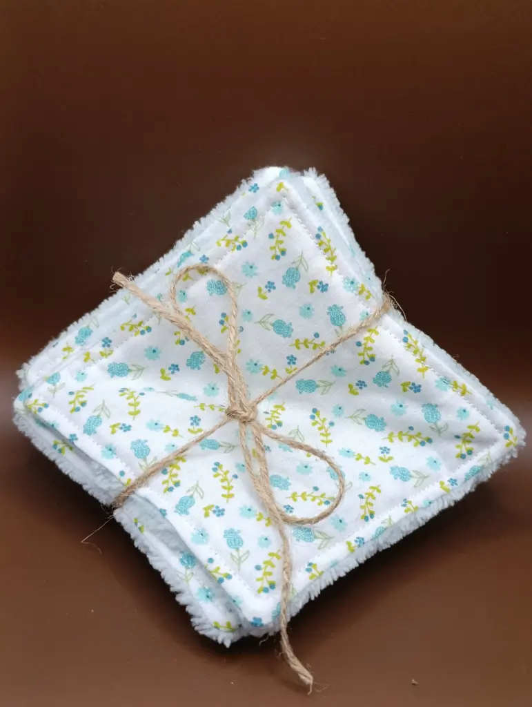 Paquet de 5 lingettes lavables démaquillantes | 5
