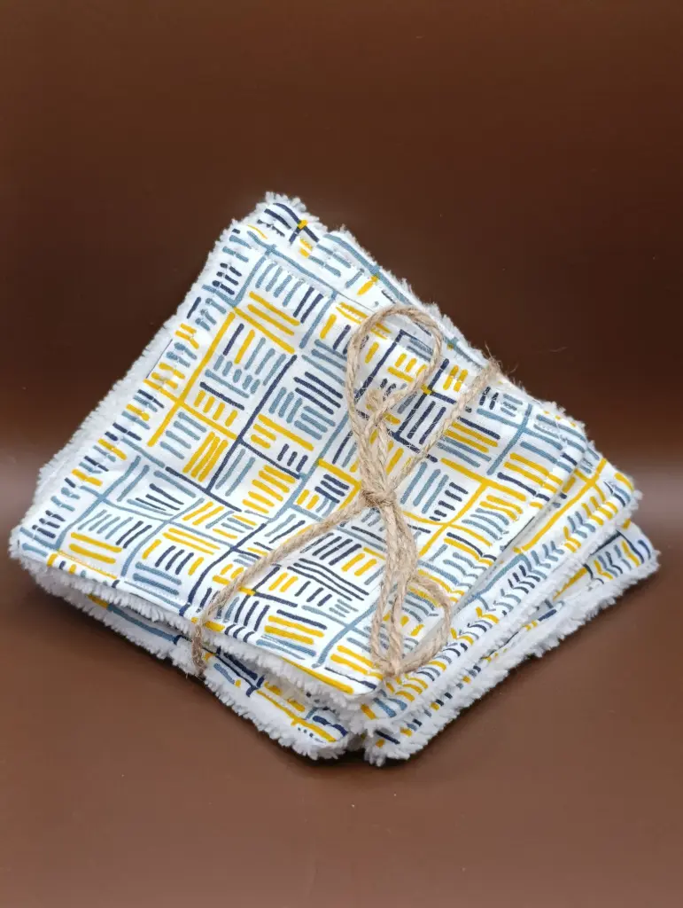 Paquet de 5 lingettes lavables démaquillantes | 18
