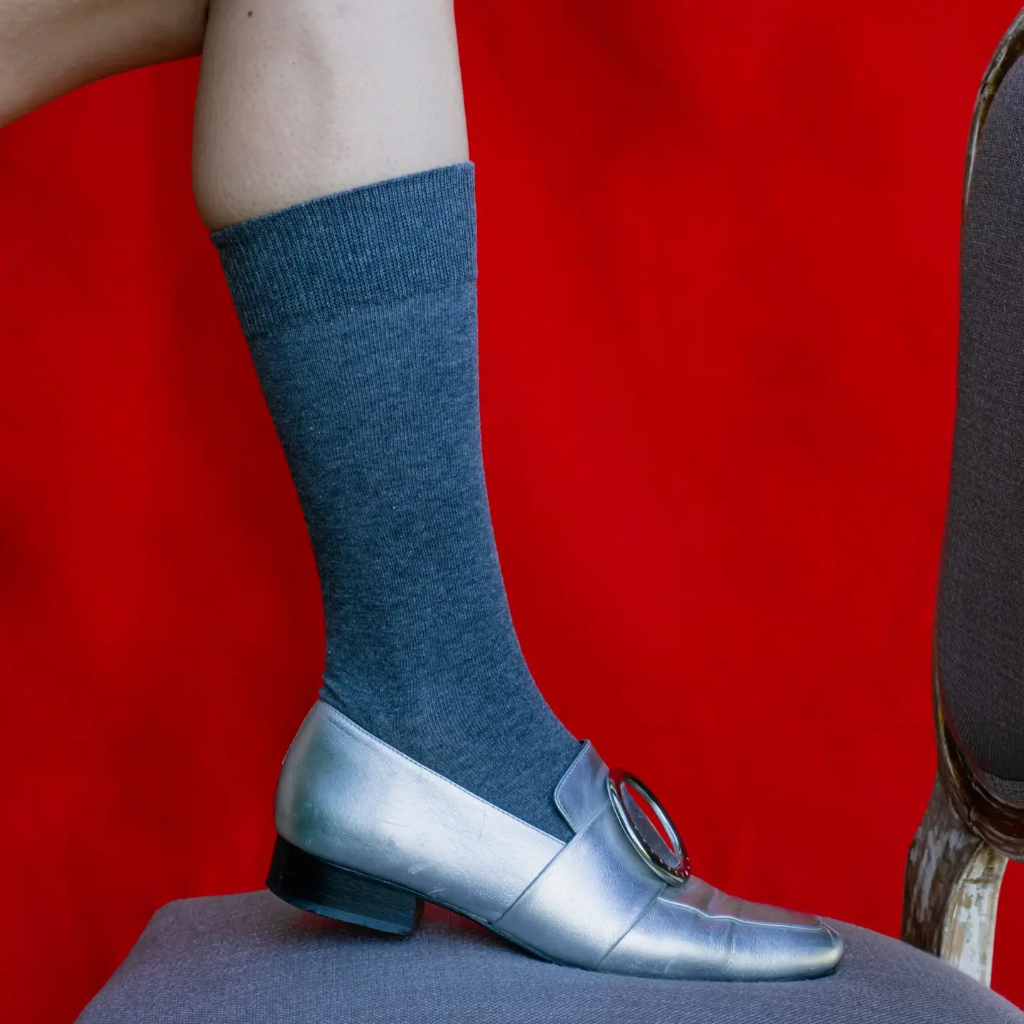 KLUE Organic Solid Socks | Grau | 36-40 - #KLSCKWMNGREY