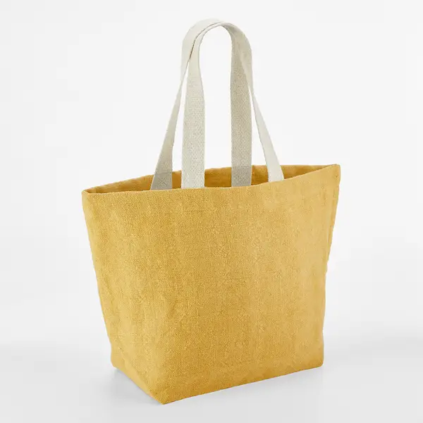Beach Bag aus Jute Safran