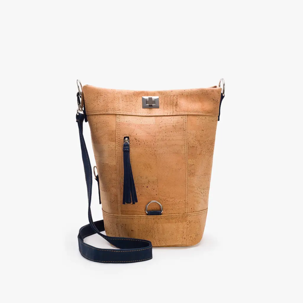 Schultertasche aus Naturkork