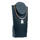 Collier en liège naturel avec pendentif arbre