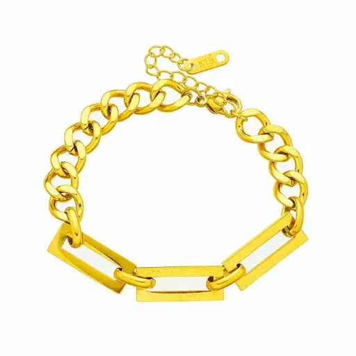 [16.5773205] Quadratische Kette Titan Stahl 