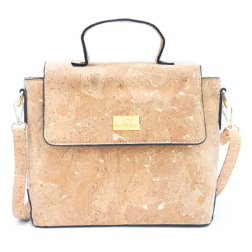[BAG-2095] Naturkork Satchel Molten Gold Bag -BAG-2095 | Standard