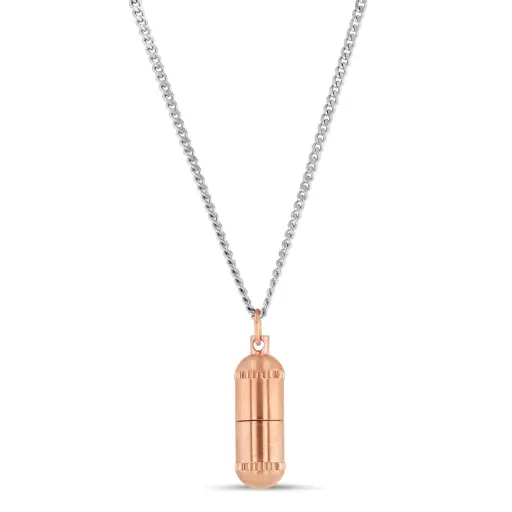 [NRCURB] Panzerkette Roségold Kapsel 