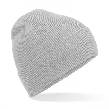 [B51N-grey] Beanie Mütze aus zertifizierter Baumwolle | Grau 