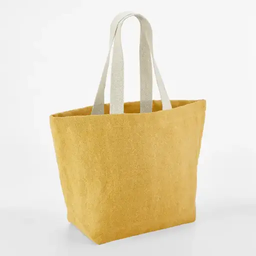 [WM466-saffron] Beach Bag aus Jute Safran
